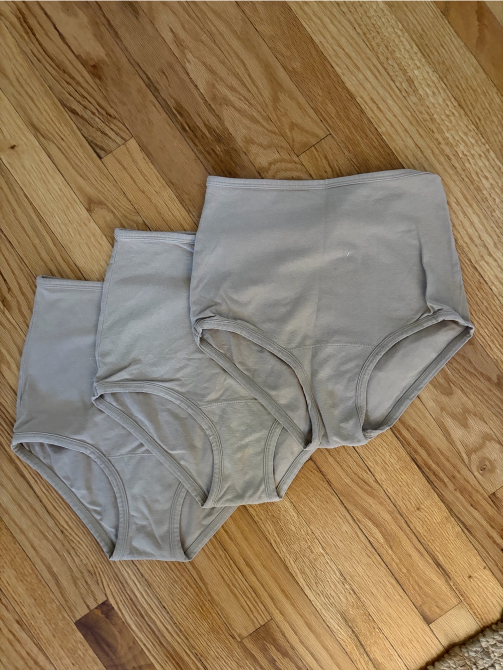 ARQ High Waisted Underwear in Taupe - 3 pairs